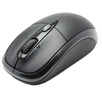 Realistic computer mouse on transparent background png