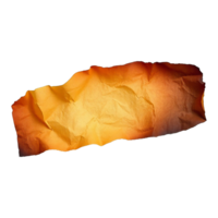 crumpled paper on a transparent background png