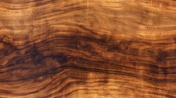 Organic Wood Grain. High-quality walnut surface with intricate natural lines. photo