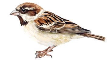 Side View Of A Sparrow png