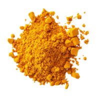 Dry turmeric powder curcuma longa linn isolated on a transparent background for culinary and medicinal use, Dry turmeric powdercurcuma longa linn isolated on transparent background png