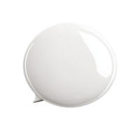 transparent glossy speech bubble isolated on a clean transparent background for communication design purposes, transparent glossy speech bubble isolated on transparent background png