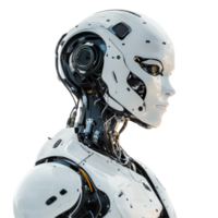 Advanced AI robot kit displayed on a clean transparent background showcasing modern technology and design aesthetics, First ai kit on transparent background png