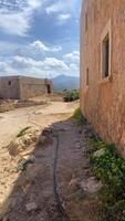 A deserted place with historical buildings and structures video