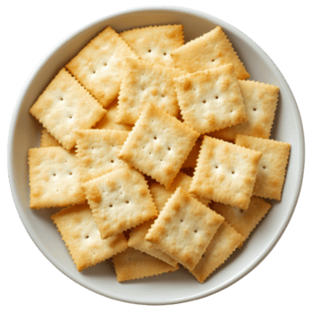 recién horneado galletas arreglado pulcramente en un transparente plato en contra un sencillo transparente antecedentes destacando su crujiente textura, galleta en plato en transparente antecedentes png