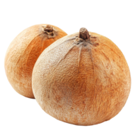 Fresh santol fruit isolated on a transparent background showcasing its natural texture and unique shape, Santol isolated on transparent background png