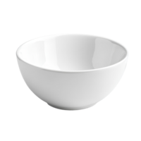Empty transparent ceramic bowl on a plain transparent background for culinary and kitchen presentations, Empty transparent bowl isolated on transparent background png