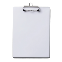 A silver clipboard resting on a flat surface, ready for notetaking or organizing documents in an office setting, Brown clipboard with clip at the top for papers png