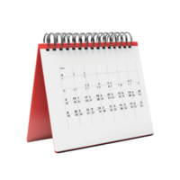 Table calendar for February showcasing daily dates isolated on a clean transparent background, table calendar 2023 february isolated on transparent background png