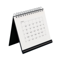 Table calendar for February displayed against a transparent background showcasing days of the month clearly, table calendar 2024 february isolated on transparent background png
