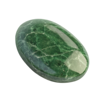 Beautiful jade gemstone isolated on a clean transparent background showcasing its smooth surface and rich green hue, Jade Gemstone Isolated on transparent background png