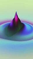The concentric pattern creates a hypnotic sense of depth, reminiscent of ripples in water video