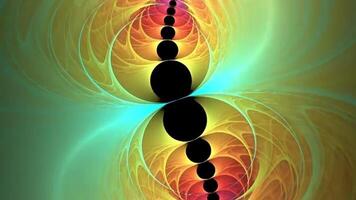 Abstract animation, 3d render of a background with color dispersion effect video
