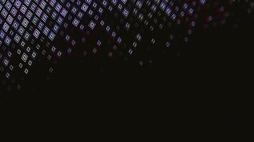 Abstract geometric black hexagone background. 4k seamless loop. 3d render. video