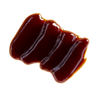 barbecue sauce smear isolated on transparent background. png