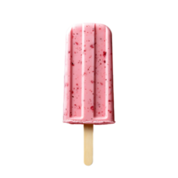 pink berry popsicle isolated on transparent background png