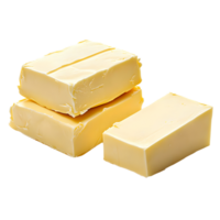 blocks of butter, isolated on transparent background png