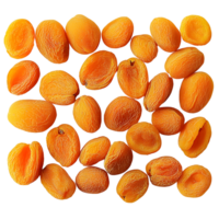 dried apricots on transparent background png