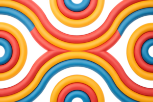 Abstract colorful circular pattern background png
