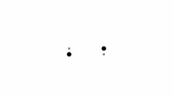 two circular dots loading progress indicator animation video