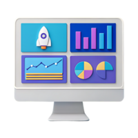 Startup dashboard on computer screen. png