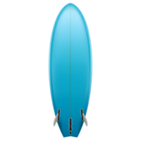 Light Blue Surfboard Top View - Isolated on transparent Background png