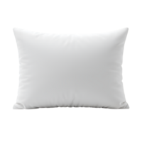 White Square Pillow Mockup - Isolated on Transparent Background png