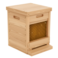 Wooden Beehive with Honeycomb Frame Apiary Equipment for Honey Production png