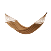 Relaxing Beige Hammock Isolated on Transparent Background png