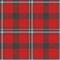 Modern Seamless Tartan in Light Charcoal Grey tones Textile Design vector