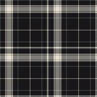 Modern Deep Almost Black Seamless Tartan Textile Design Variant 2066 vector