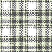 Light Eggshell and Iridescent Charcoal Grey Seamless Tartan Textile Design vector