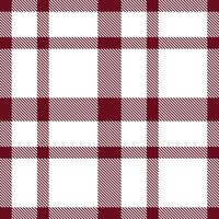 Modern Seamless Tartan in Deep Claret tones Textile Design vector