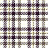 Modern Seamless Tartan in Iridescent Light Tan tones Textile Design vector