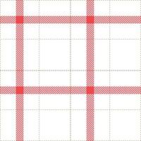 Cool White and Vivid Greyish Seamless Tartan Textile Design vector