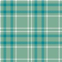 Modern Seamless Tartan in Iridescent Greyish Teal tones Textile Design Variant 2941 vector