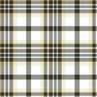 Light Charcoal and Light White Seamless Tartan Textile Design vector