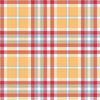 Modern Seamless Tartan in Deep White tones Textile Design vector