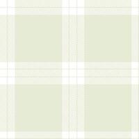 Iridescent White Seamless Tartan with Cool Off White accents Textile Design vector