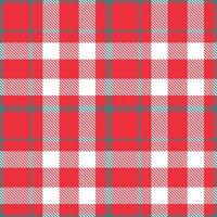 Modern Seamless Tartan in Deep Strawberry tones Textile Design vector