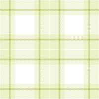 Modern Seamless Tartan in Deep Eggshell tones Textile Design vector