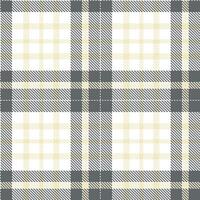 Modern Seamless Tartan in Muted White tones Textile Design Variant 558 vector
