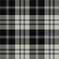 Modern Pale Charcoal Grey Seamless Tartan Textile Design vector