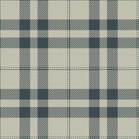 Modern Seamless Tartan in Vivid Charcoal Grey tones Textile Design Variant 594 vector