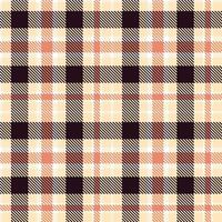 Modern Soft White Seamless Tartan Textile Design Variant 785 vector