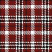 Metallic Almost Black and Deep Reddy Brown Seamless Tartan Textile Design vector