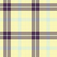 Metallic Light Grey and Pale Light Tan Seamless Tartan Textile Design vector