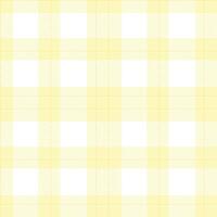 Dusty Egg Shell and Vivid Wheat Seamless Tartan Textile Design vector