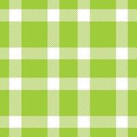 Modern Deep Lime Seamless Tartan Textile Design vector