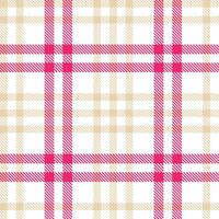 Modern Seamless Tartan in Deep White tones Textile Design Variant 1132 vector